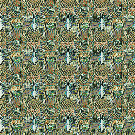 Image similar to abstract pattern of seventies wall papers,