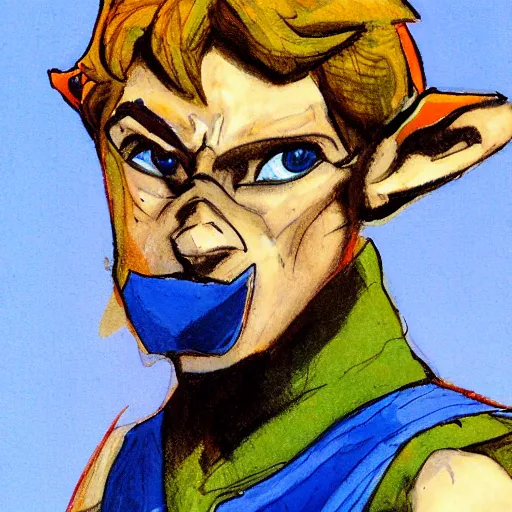 Image similar to a portrait of Link by Brooks, Mark.