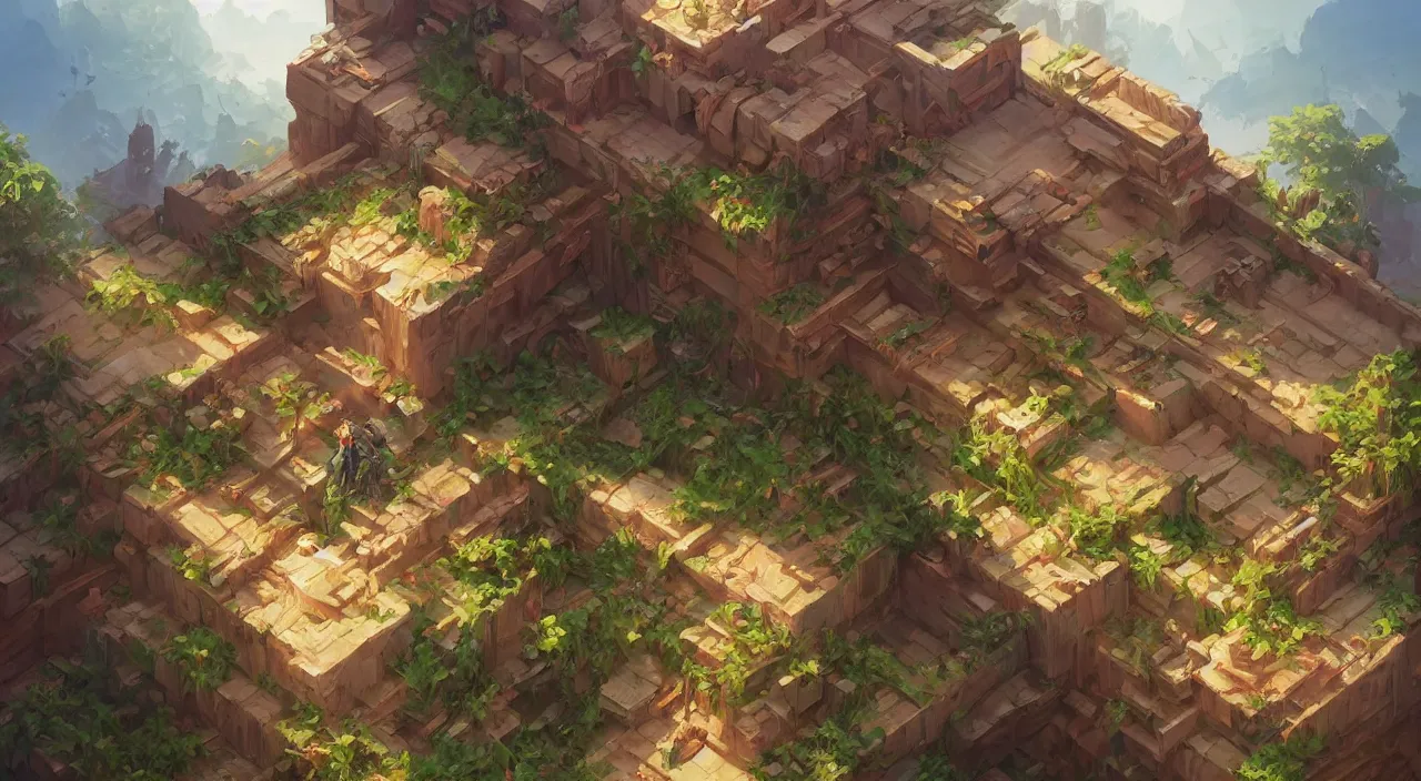 Image similar to wood wall fortress arabian marketplace fabric greeble block jungle dirt ground global illumination ray tracing hdr official fanart behance hd artstation by jesper ejsing, by rhads, makoto shinkai and lois van baarle, ilya kuvshinov, rossdraws