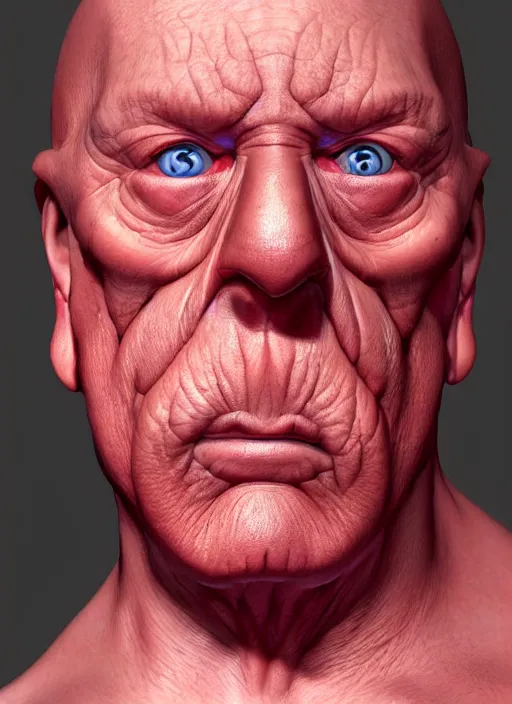 Image similar to 3 0 0 0 ( dr. john a. zoidberg ), portrait photography feroflex photorealistic studio lighting ektachrome detailed intricate face details, ultradetails, beautiful face, realistic shaded perfect face, extremely fine details, artstation