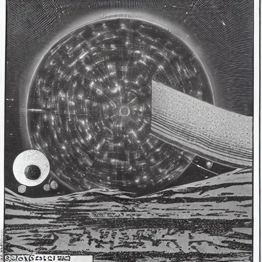 Prompt: interstellar civilisation, 1900