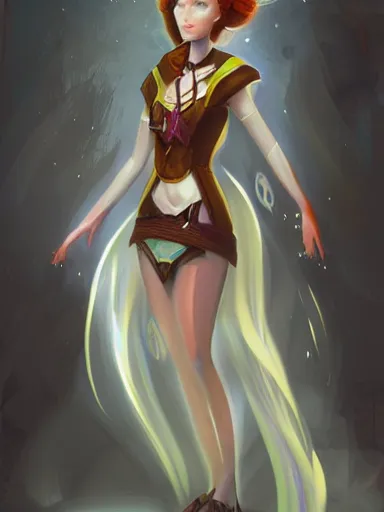 Image similar to mage girl with potions, digital painting, elegant, beautiful, highly detailed, artstation, concept art