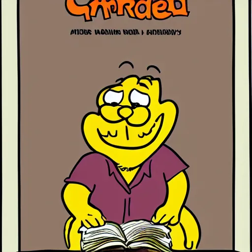 Prompt: garfield illustrated by jim davis