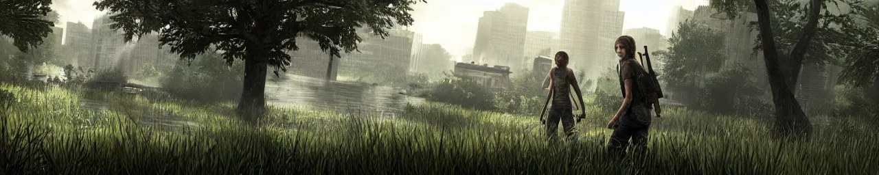 Image similar to the last of us, landscape