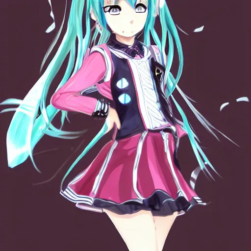 Image similar to yanhe vocaloid, anime style