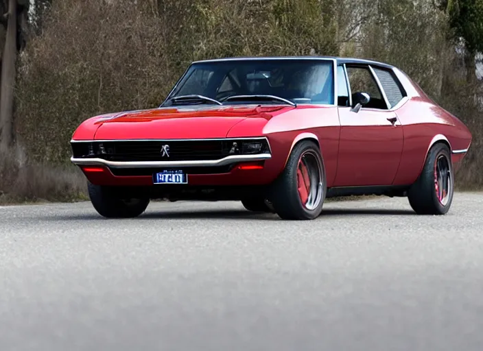 Image similar to peugeot muscle car