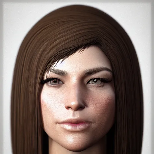 Prompt: female portrait, unreal engine render