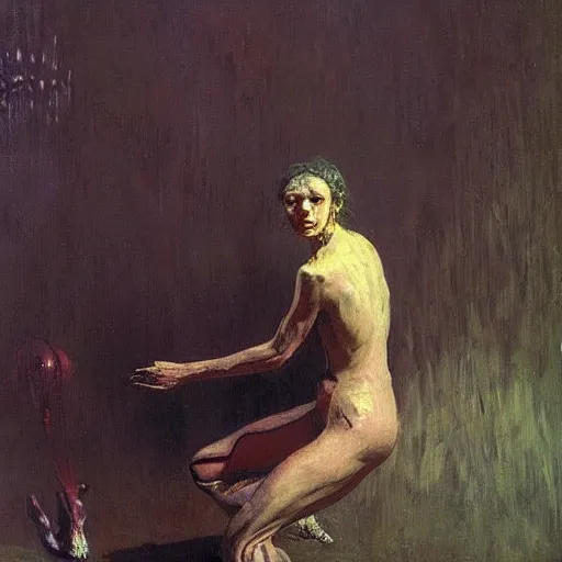 Image similar to alien by ilya repin