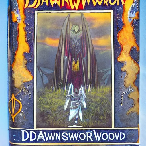 Image similar to book cover for a book named dawnsword