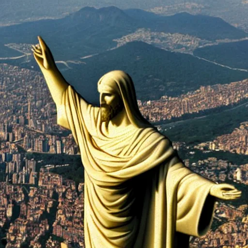 Prompt: Christ the Redeemer in Ancient Rome