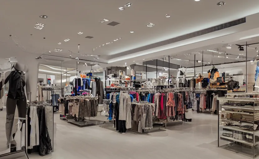 Image similar to retail interior design, clean minimalistic canon ts - e 2 4 mm f / 3. 5 l ii ultra - wide tilt - shift lens