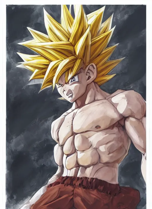 COMO DESENHAR KID TRUNKS SSJ PASSO A PASSO 