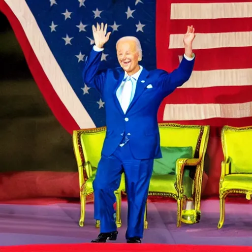 Prompt: biden ruling the usa in dr suess style