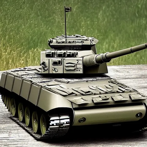 Prompt: future battle tank