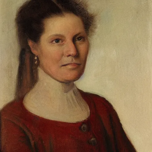 Image similar to portrait of a woman, her name is julia