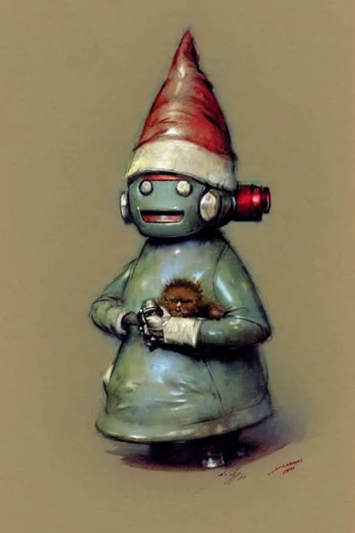 Image similar to ( ( ( ( ( 1 9 5 0 s robot knome mother. muted colors. ) ) ) ) ) by jean - baptiste monge!!!!!!!!!!!!!!!!!!!!!!!!!!!!!!