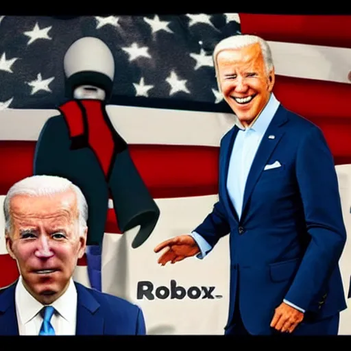 Prompt: roblox joe biden