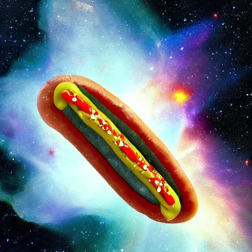 Prompt: hot dog nebula