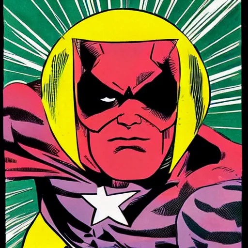 Image similar to superhero, clear focus, sharp focus, smooth, comic style, art by jack kirby