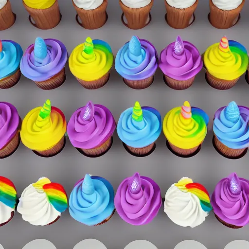 Prompt: unicorns sweet happy iceman rainbows cupcakes puppies, ultra realistic, octane render, 8 k