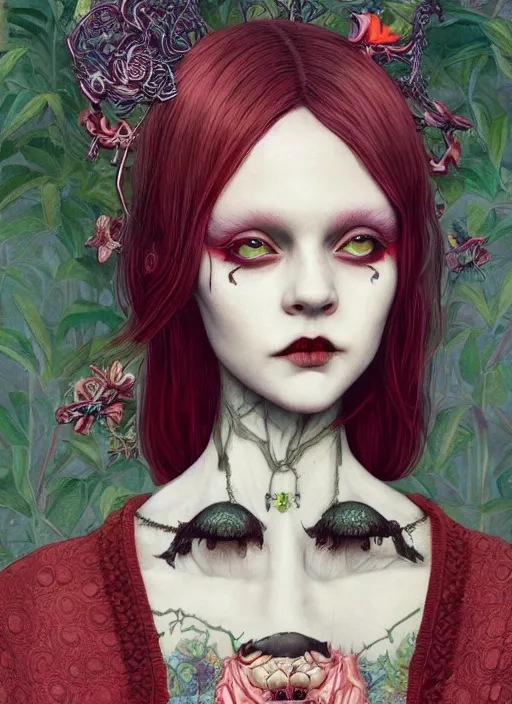 Prompt: gothic girl :: by Martine Johanna and Simon Stålenhag and Chie Yoshii and Casey Weldon and Guillermo del toro :: ornate, dynamic, particulate, rich colors, intricate, elegant, highly detailed, centered, artstation, smooth, sharp focus, octane render, 3d