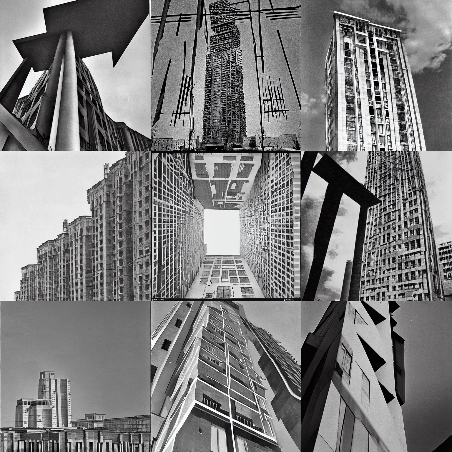 Prompt: A photo of soviet buildings, architecture photo, by Alexander Rodchenko