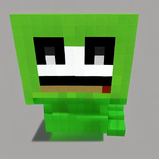 Prompt: Minecraft Creeper soft and cuddly, 4k, high definition