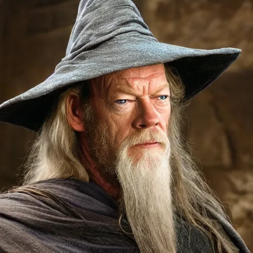 Prompt: iain glen as gandalf