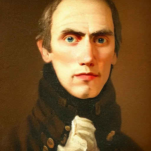 Image similar to An 18th century oil painting of Jerma985, portrait of Jerma985, grainy, realistic, very realistic, hyperrealistic, highly detailed, very detailed, extremely detailed, very neat, very epic, very cool, detailed, trending on artstation