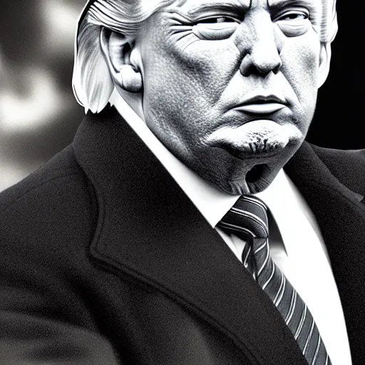 Image similar to donald trump looking like benedict arnold, photo realistic