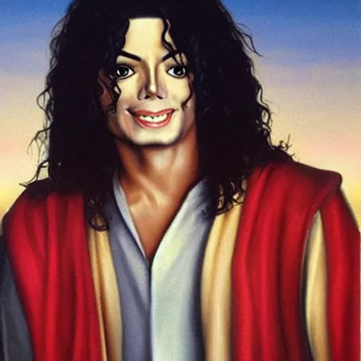 Prompt: michael jackson as jesus christ carrying a cross, realistic