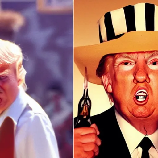 Prompt: donald trump as hunter s thomson from fear in loathing in las vegas