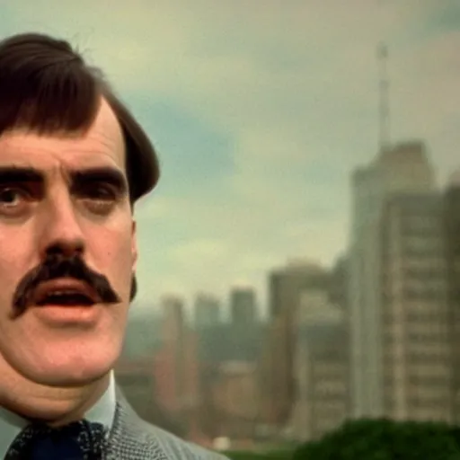 Prompt: a still of the young john cleese