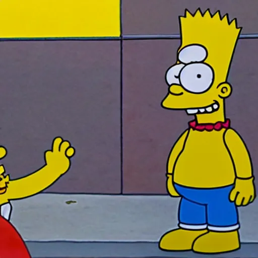 Image similar to Bart Simpson returns to Tijuana, dramatic