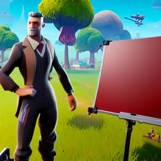 Image similar to Ferenc Gyurcsany in Fortnite