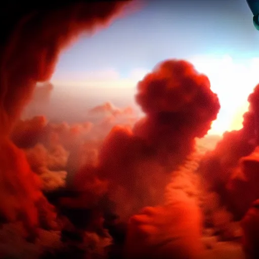 Prompt: gopro shot of the hell, gopro, photo, highly detailed, unreal - engine, photo, winning award photo, obscure, red, depressing