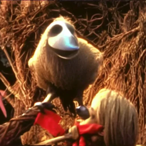 Image similar to screen capture of a dodo bird in Nightmare Before Christmas