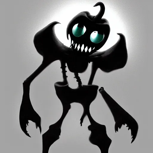 Image similar to a ghostly demon, pixar, concept art