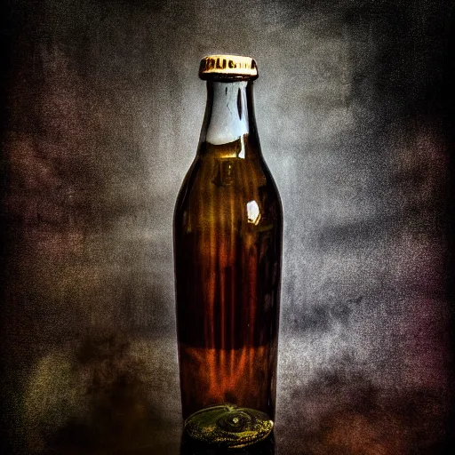 Image similar to a tornado inside a bottle, photo studio, mysterious