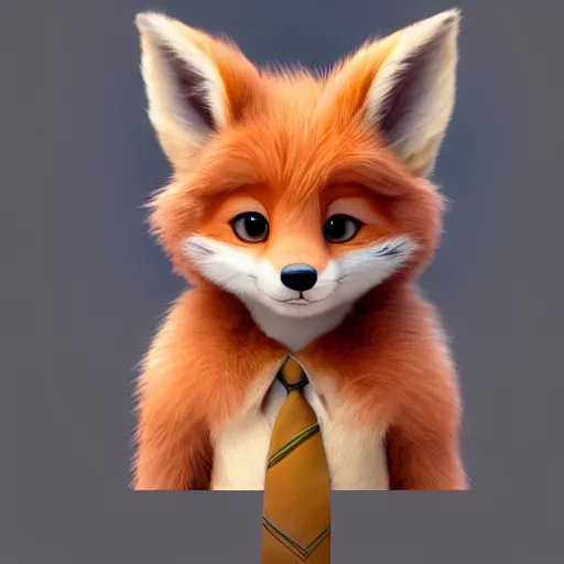 Prompt: portrait character design a young cute fluffy fox character, style of maple story and zootopia, 3 d animation demo reel, portrait studio lighting by jessica rossier and brian froud and gaston bussiere