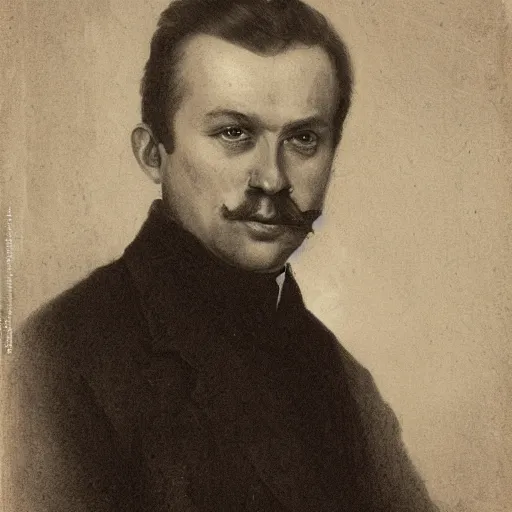 Prompt: portrait of mikhail alontsev
