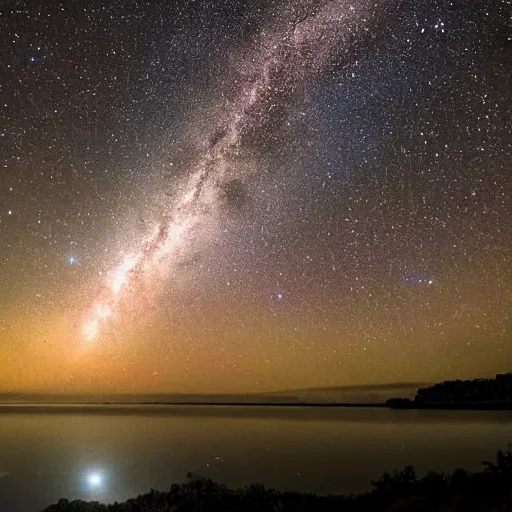 Image similar to beautiful photo of milkyway in the night sky