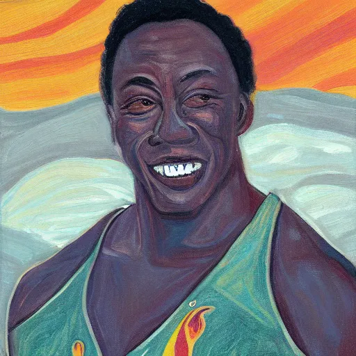 Image similar to portrait of pele