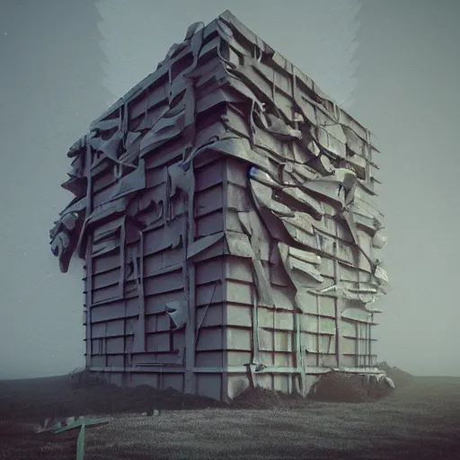 Image similar to nightmares, by beeple