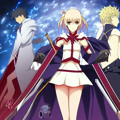 Image similar to fate / stay night, ufotable art style