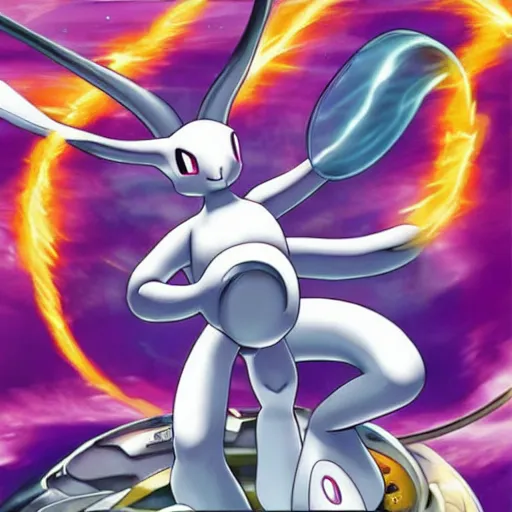 Image similar to Cover art for Mewtwo Strikes Back