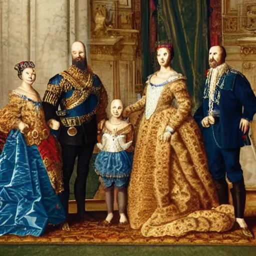 Image similar to king of france and his family in 2 0 2 2