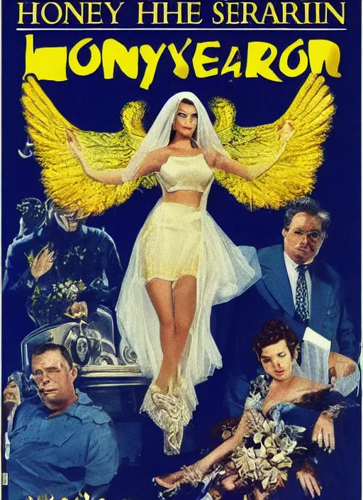 Prompt: 'Honey I Married a Seraphim!' blu-ray DVD case still sealed in box, ebay listing