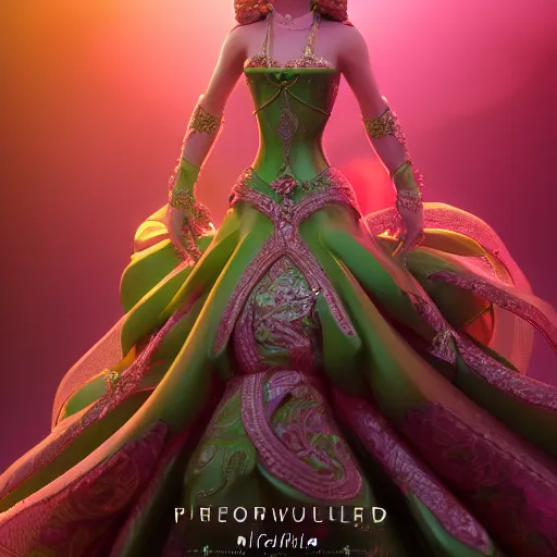 Image similar to wonderful princess of emerald with fair skin, ornate 8 k gorgeous intricate detailed, accent lighting, dramatic light, octane render