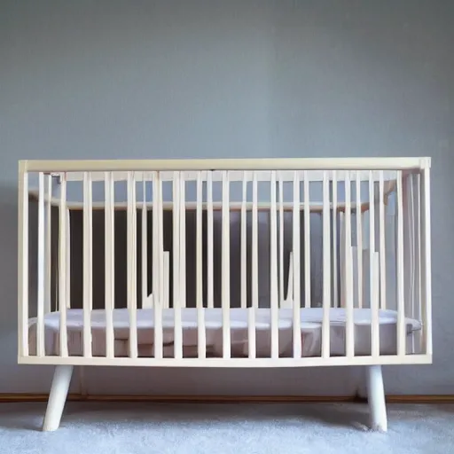 Prompt: kawaii baby crib